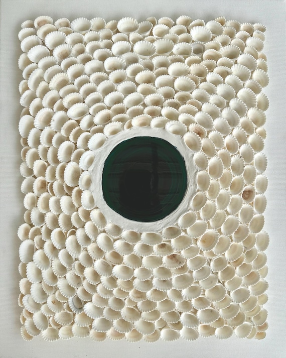 Wall art, wall design, wall decoration, wall hangings, shells