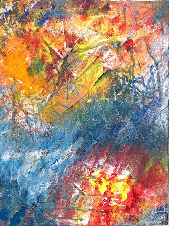 Kunstbilder Picture “Collage”, Maße: 30 cm x 40 cm x 1,7 cm