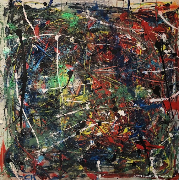 Kunstbild Picture “Wild“, Maße: 90 cm x 90 cm x 2 cm