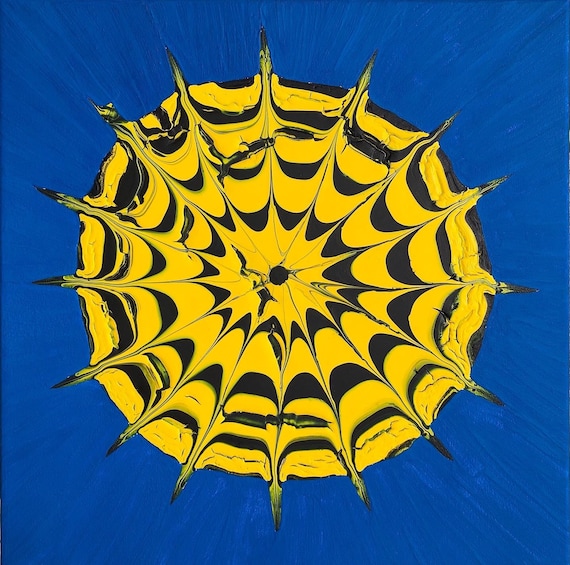 Kunstbild Picture „The other side of fear“,  Maße: 40 cm x 40 cm x 1,7 cm