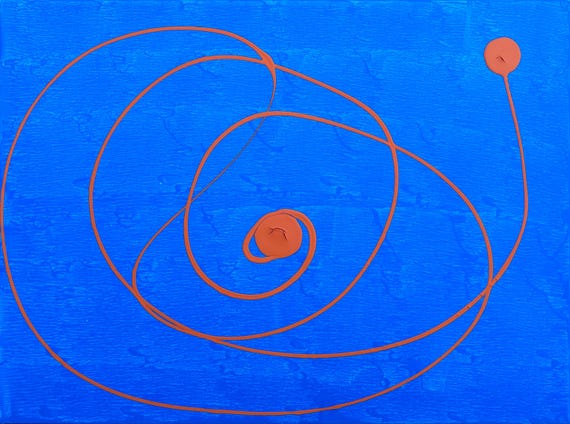 Kunstbild “Start“, Maße: 58 cm x 78 cm x 1,7 cm