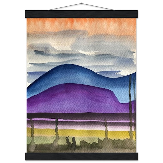 Poster "Landscape" mit magnetischen Aufhängern, Maße: 30 cm x 40 cm