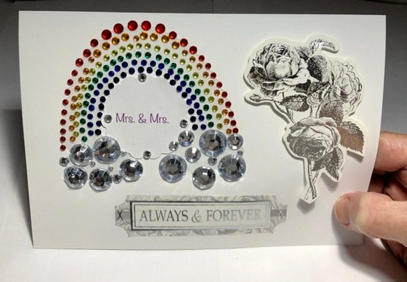 Pride Mrs /& Mrs Wedding Card