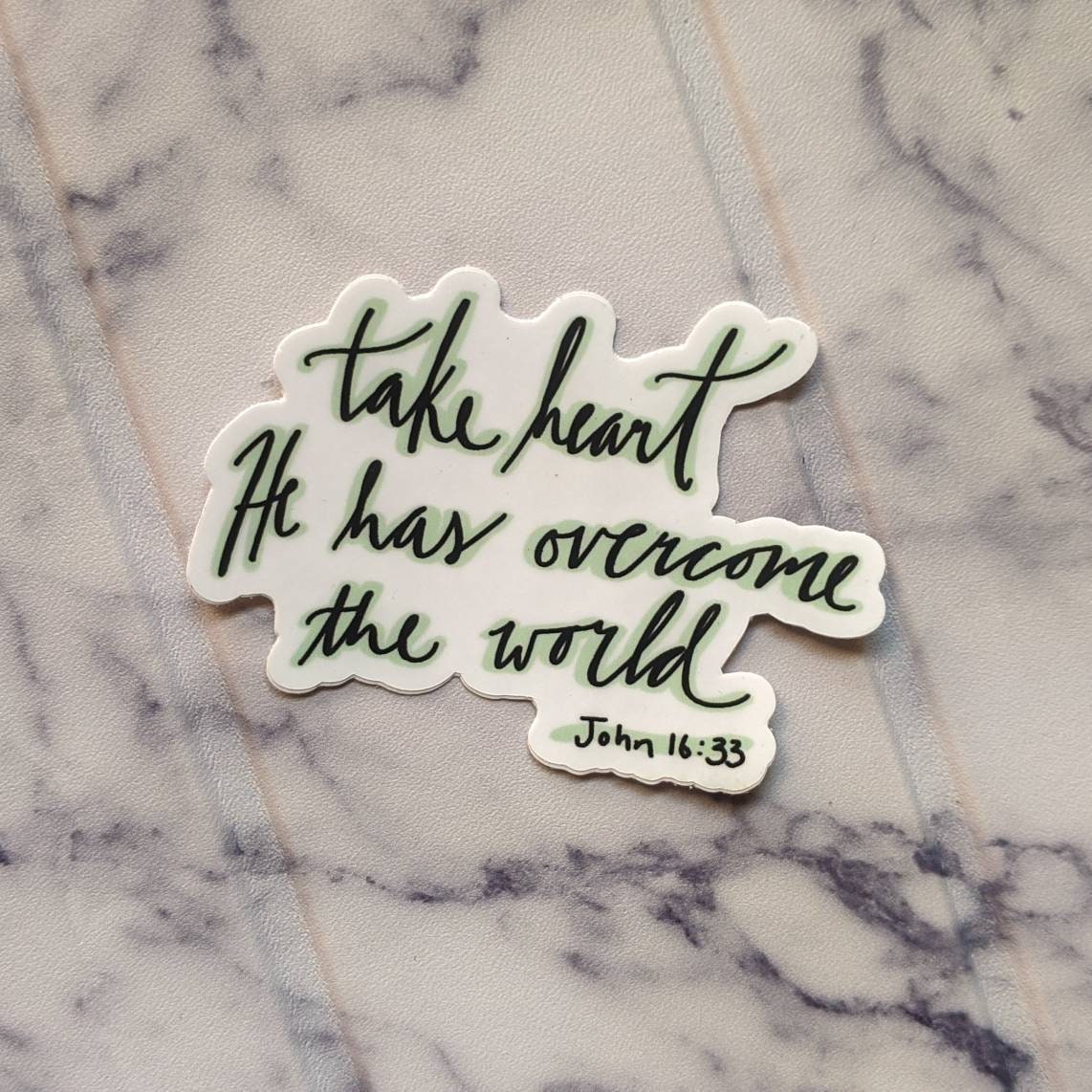 Christian Sticker / Bible Verse / Laptop Sticker / Water Etsy