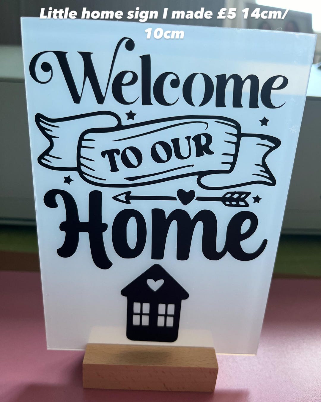 Standing Welcome to Our Home Signed - Etsy
