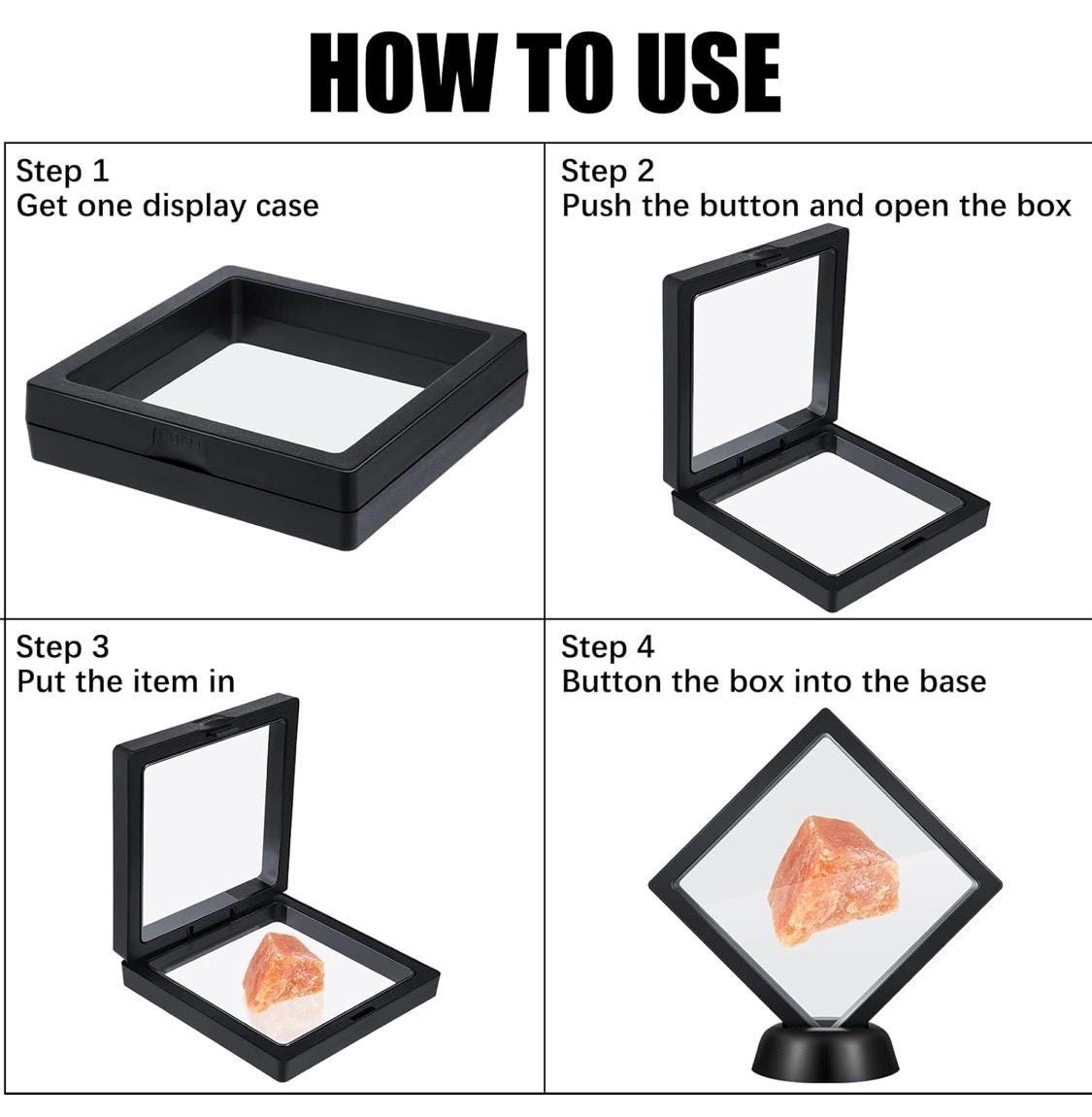 3D Floating Display Case - Etsy