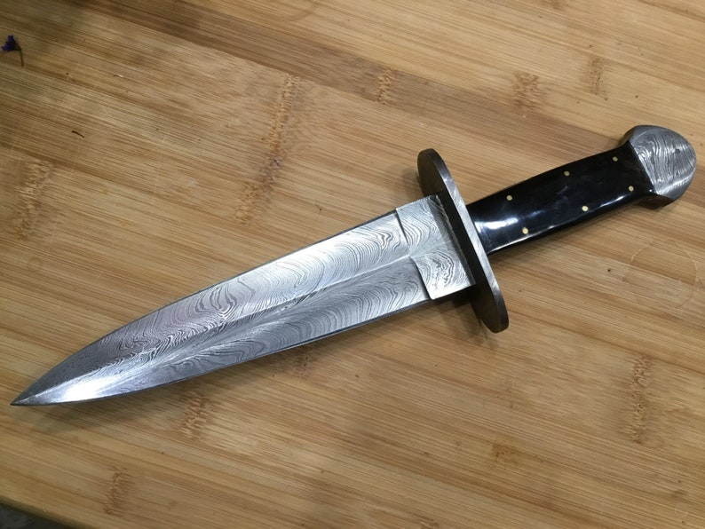 Medieval Damascus Knights Arming Dagger