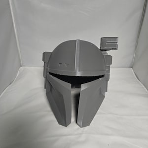 Heavy Mandalorian Helmet 3d Printed Raw