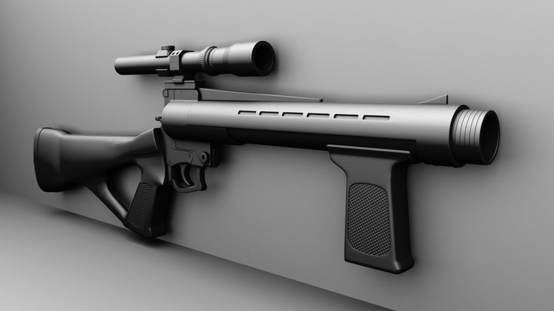 The Mandalorian: Deathwatch Rifle Blaster. 3D File STL Replica - Etsy