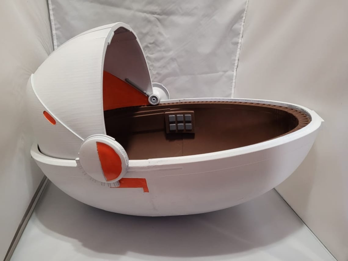 3D printed Baby Yoda Hover Pod Pram KitUnpainted Etsy