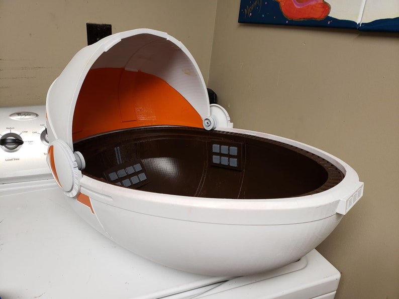3D printed Baby Yoda Hover Pod Pram KitUnpainted Etsy
