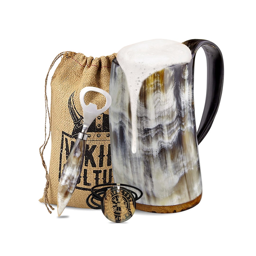 Viking Giftsfor Him Vikings Drinkware 32oz Large Beer Etsy