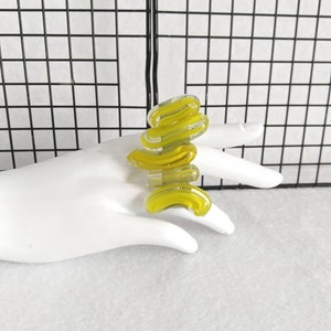Resin rings, Fun jewelry, Acrylic rings, Made in USA, Chunky ring, Colorful ring, Trendy rings, Statement rings, Unique rings, Diva jewelry