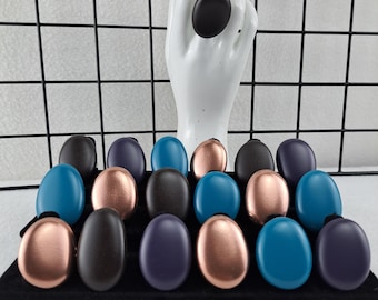 Adjustable Oversized Stone Ring: Colorful Chunky Hippie Style