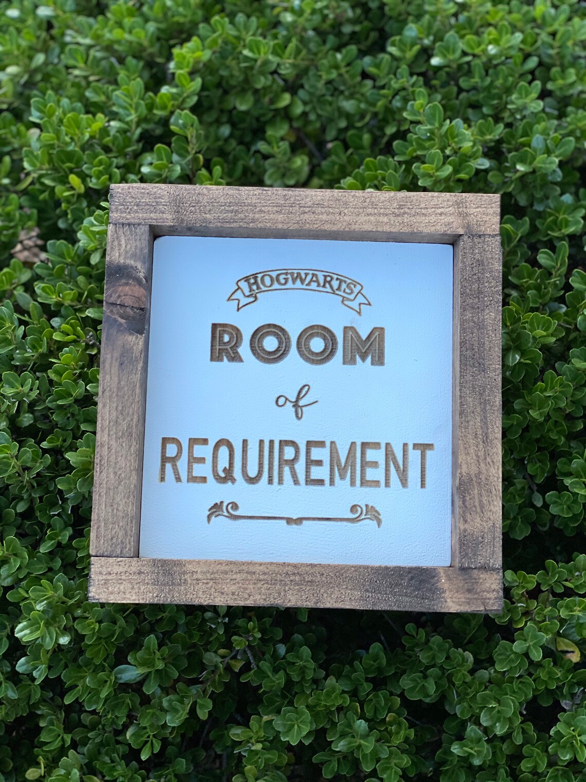 Harry Potter Room of Requirement Sign Laser Engraved | Etsy