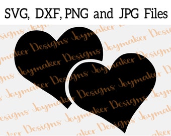 Doppelte Herzen SVG, Herz-Form, Valentinstag, Liebe, Design, Clipart, ClipArt, Grafik, Svg-Datei, Png-Datei, Jpg, Cricut, geschnittene Datei, Silhouette