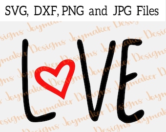 Love Heart SVG, DXF, Valentine's, Love, Design, Love Sign, Clipart, Clip Art, Graphic, Cutting Files, Png Files, Cricut, Silhouette, Svg