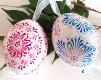 Easter egg | Real hen egg hand decorated by colored wax | Different colors | Easter gift | Easter decorations