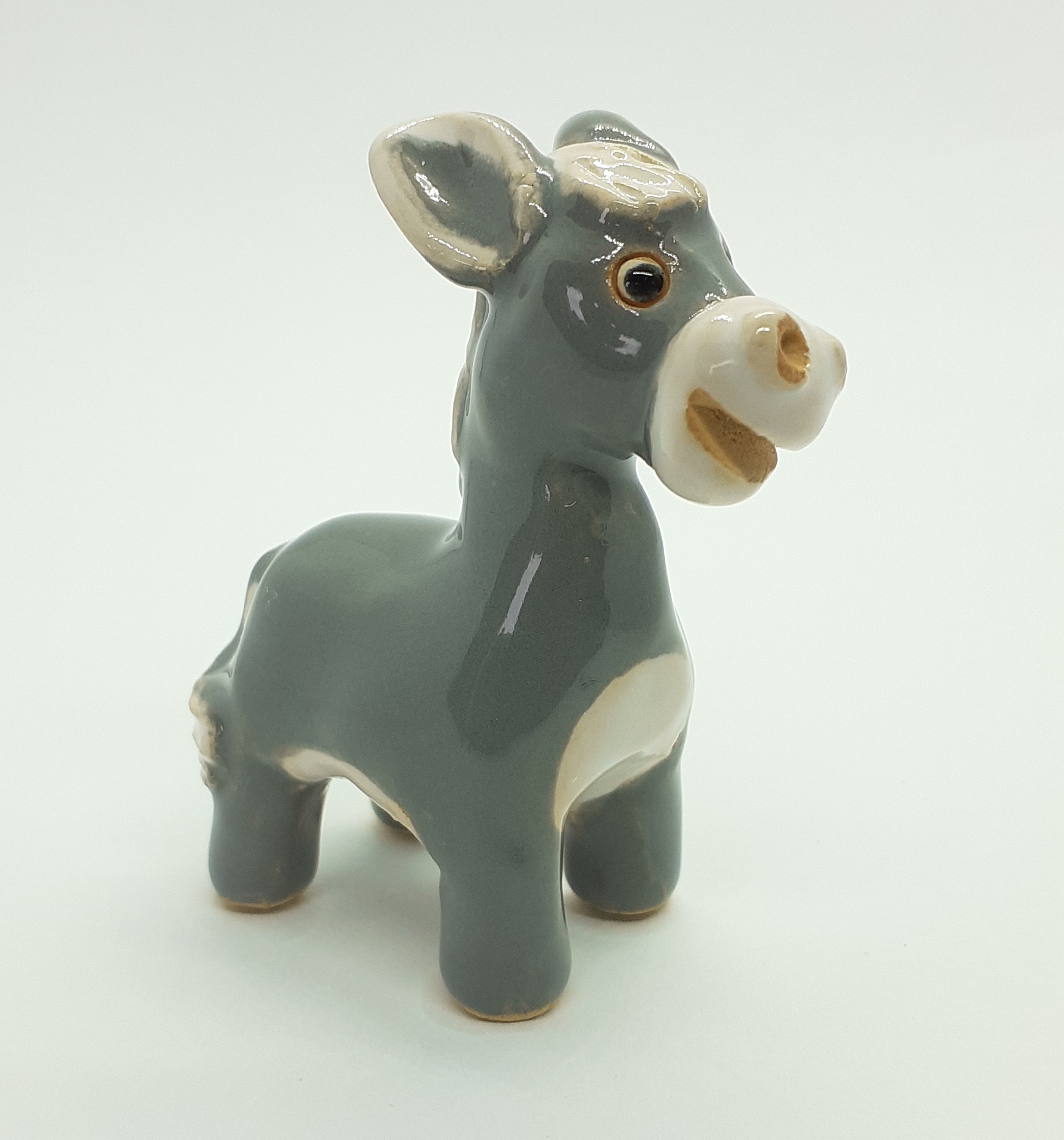 Ceramic donkey Handformed and handpainted Ceramic Etsy