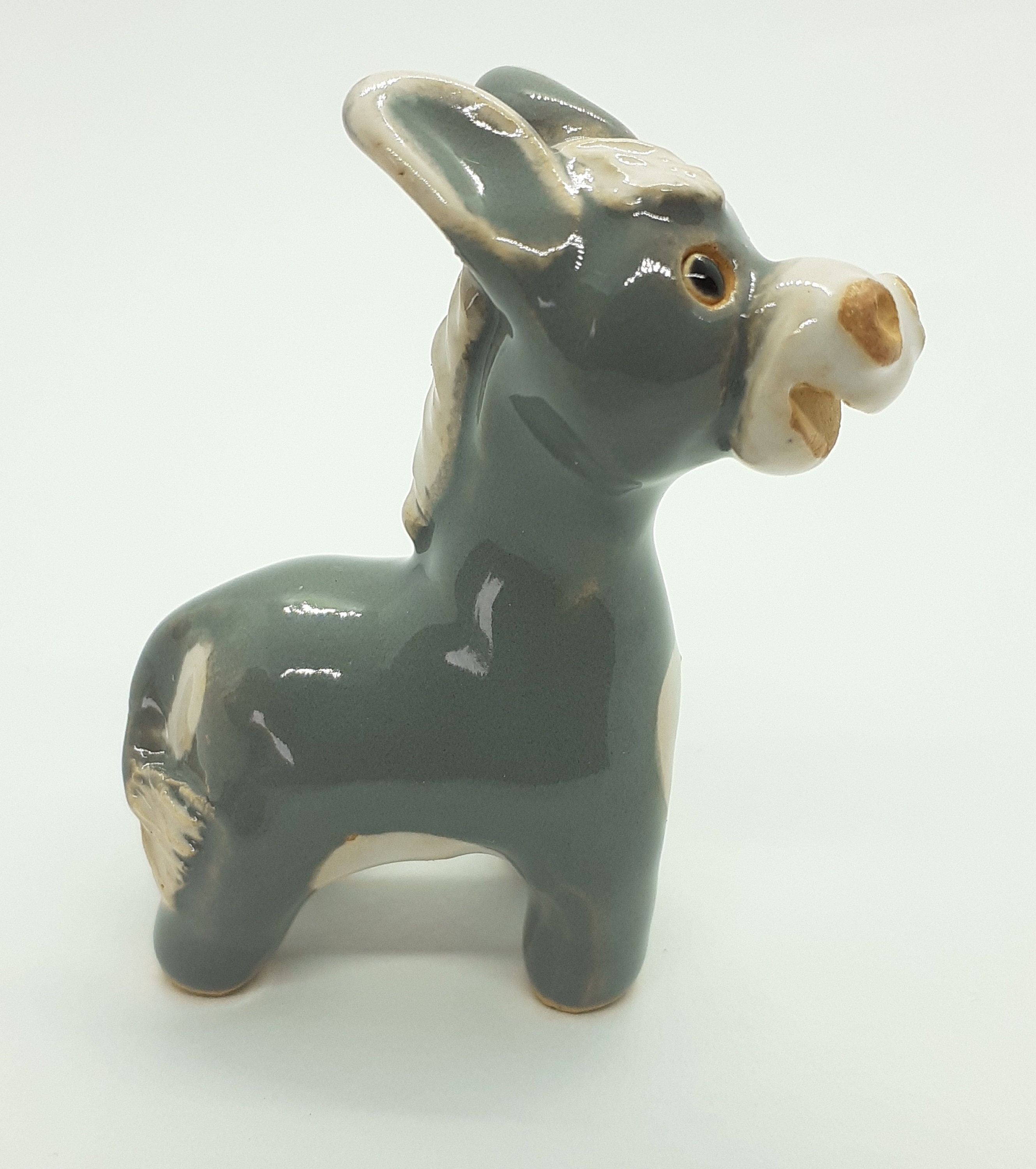Ceramic donkey Handformed and handpainted Ceramic Etsy