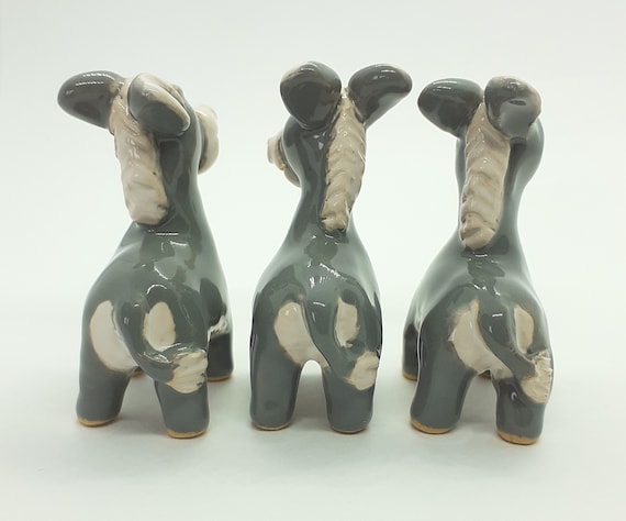 TRÈS MIGNON PETIT Ane En Céramique. Figurine En Céramique Vintage EUR 8