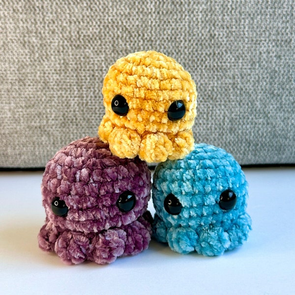 PATTERN No Sew Octopus Crochet Pattern, No Sew Amigurumi, No-Sew Pattern, Octopus Amigurumi, Easy Octopus Pattern, Crochet Octopus Pattern