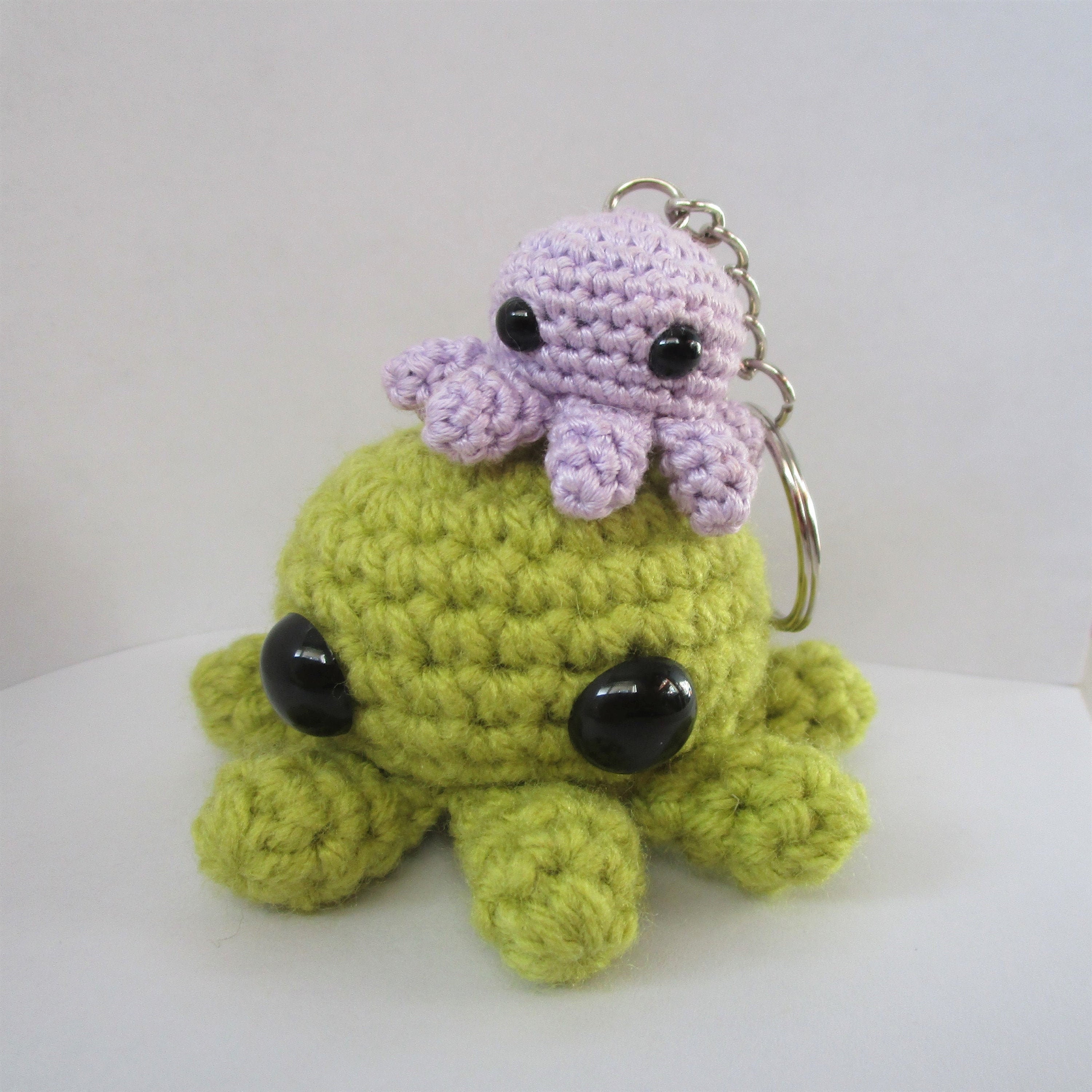 PATTERN Octopus Stuffee Crochet Amigurumi Octopus Keychain Etsy