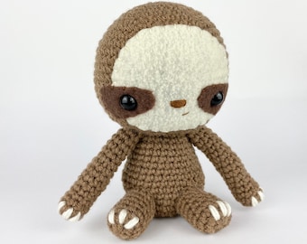 Crochet sloth PATTERN Amigurumi sloth crochet pattern, Crochet PDF with pictures, amigurumi pattern pdf