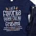 Personalized Grandma’s Garden Embroidered Shirt/ Hoodie with Butterflies & Flowers - Custom Grandchildren Names Shirt for Grandma - Mother’s Day Gift, Grandma Birthday with up to 7 Kids