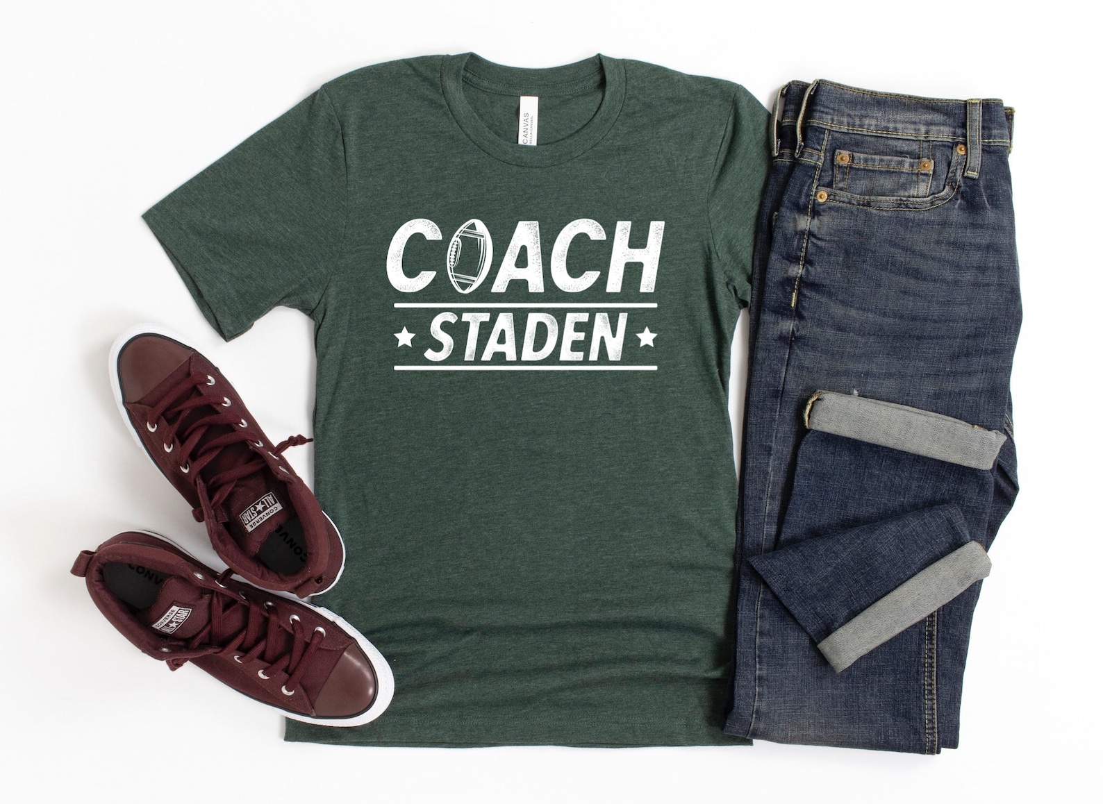 Custom Football Coach Shirt/ Football Season Gift/ Proud Coach Etsy
