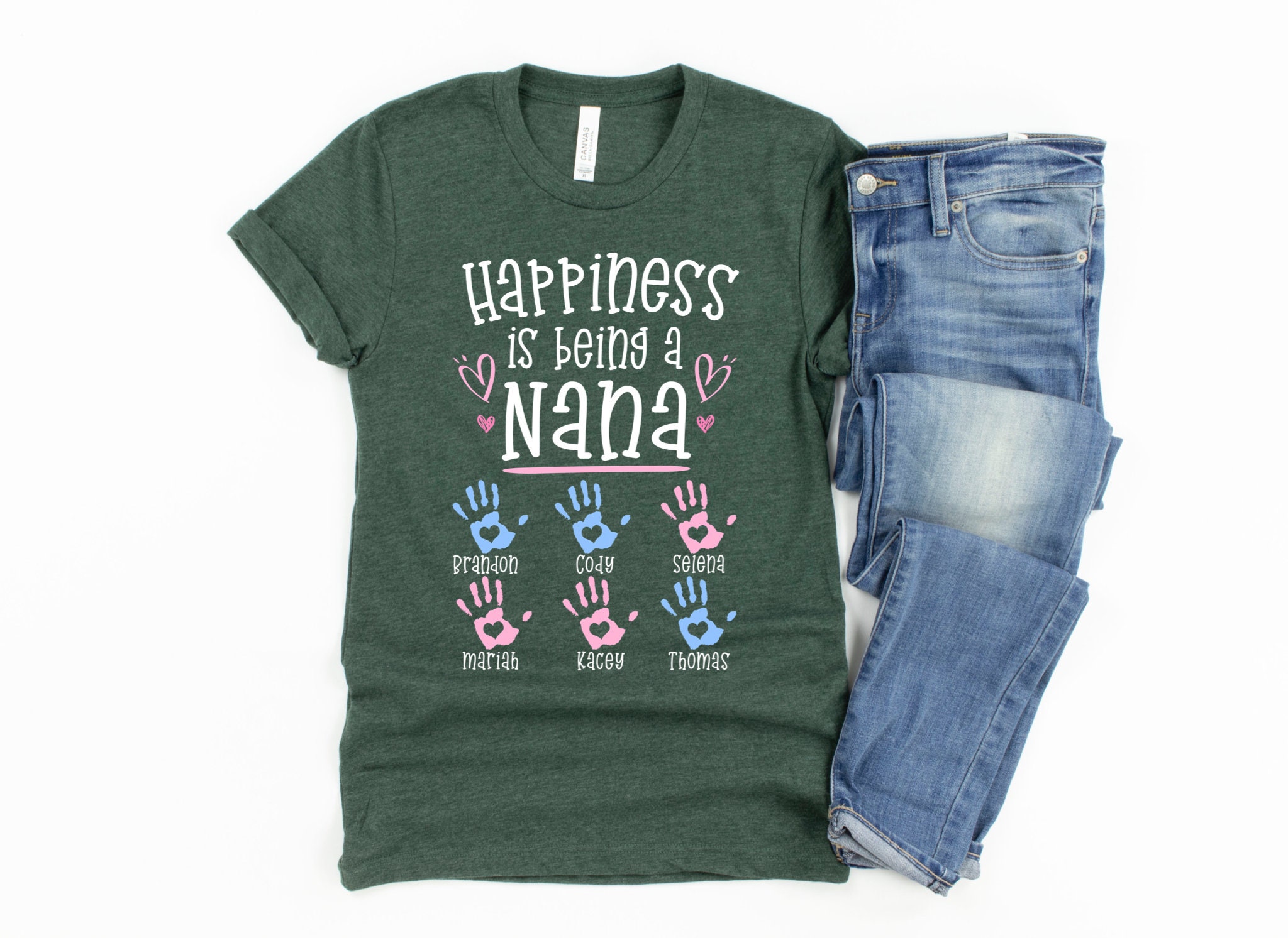 Nana Life T Shirt Cute Funny Graphic Tee for Grandma's