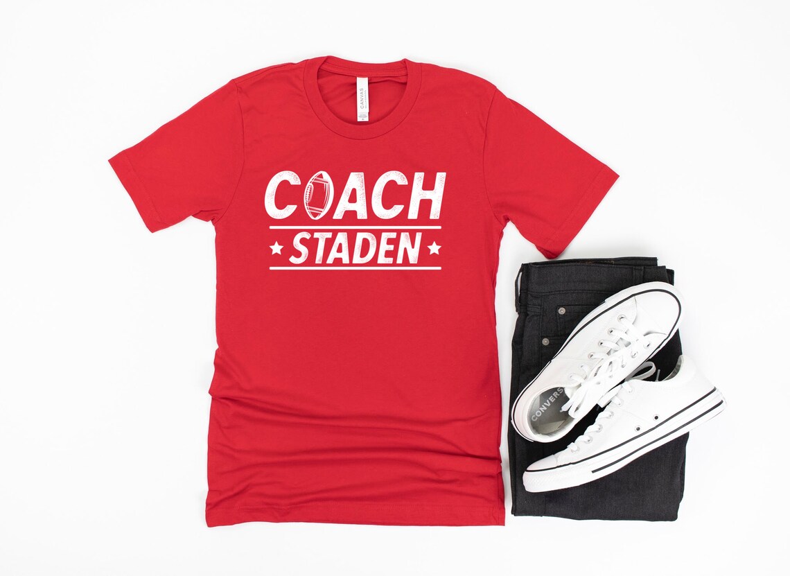 Custom Football Coach Shirt/ Football Season Gift/ Proud Coach Etsy