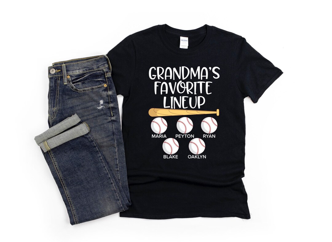 Grandma Baseball Shirt/ Custom Baseball Grandma Gift/ Grandma's