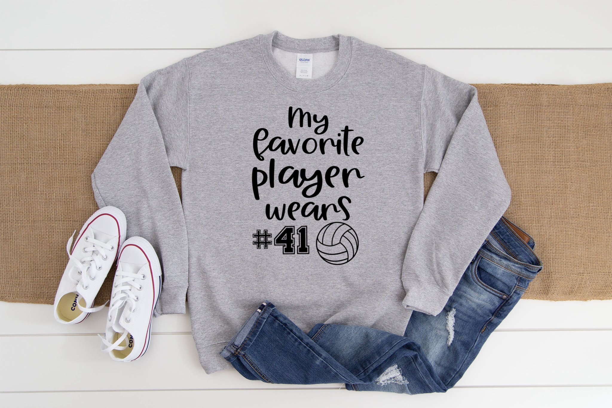Cute Personalized Volleyball Player Sweatshirt Cute Custom Etsy