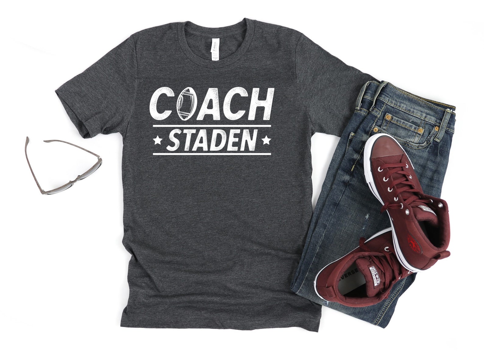 Custom Football Coach Shirt/ Football Season Gift/ Proud Coach Etsy