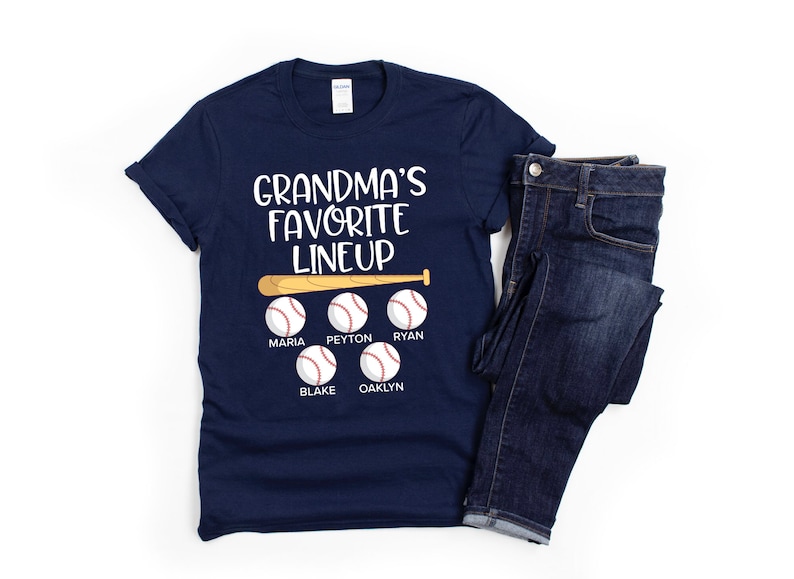 Grandma Baseball Shirt/ Custom Baseball Grandma Gift/ Etsy