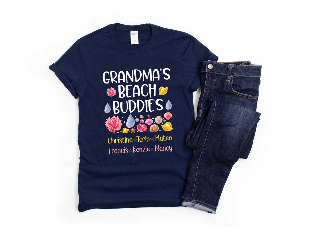 Grandma's Beach Buddies-Customized Your Grandkids Name