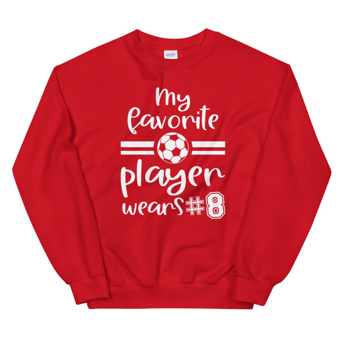 Fun Personalized Soccer Sweatshirt Cute Customized Players Etsy