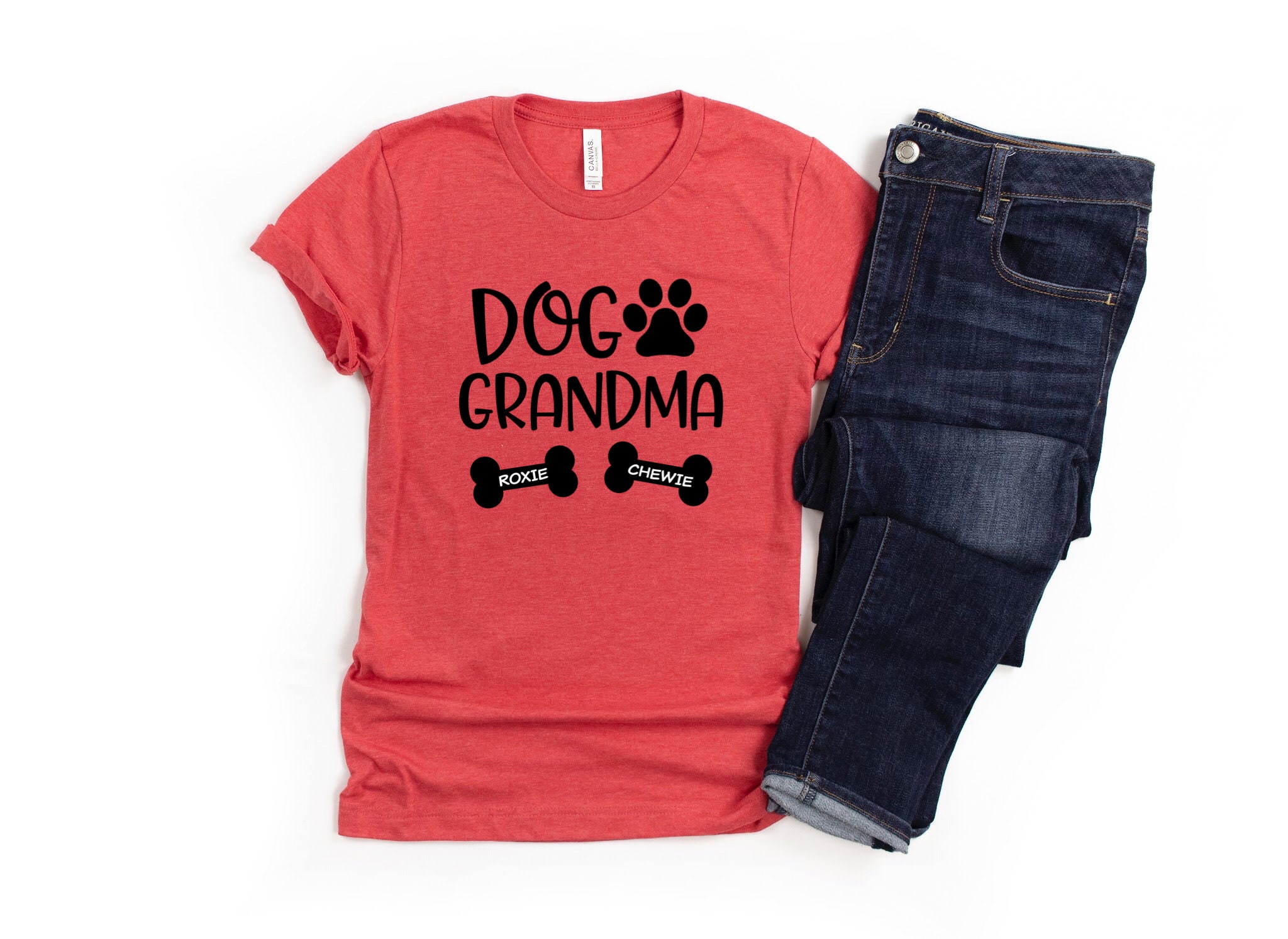 Dog Grandma Shirt/ Cute Fur Grandbabies Shirt/ Dog Grandma/ Etsy