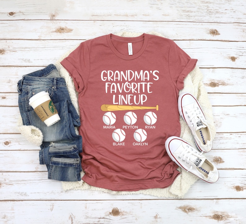 Grandma Baseball Shirt/ Custom Baseball Grandma Gift/ Etsy
