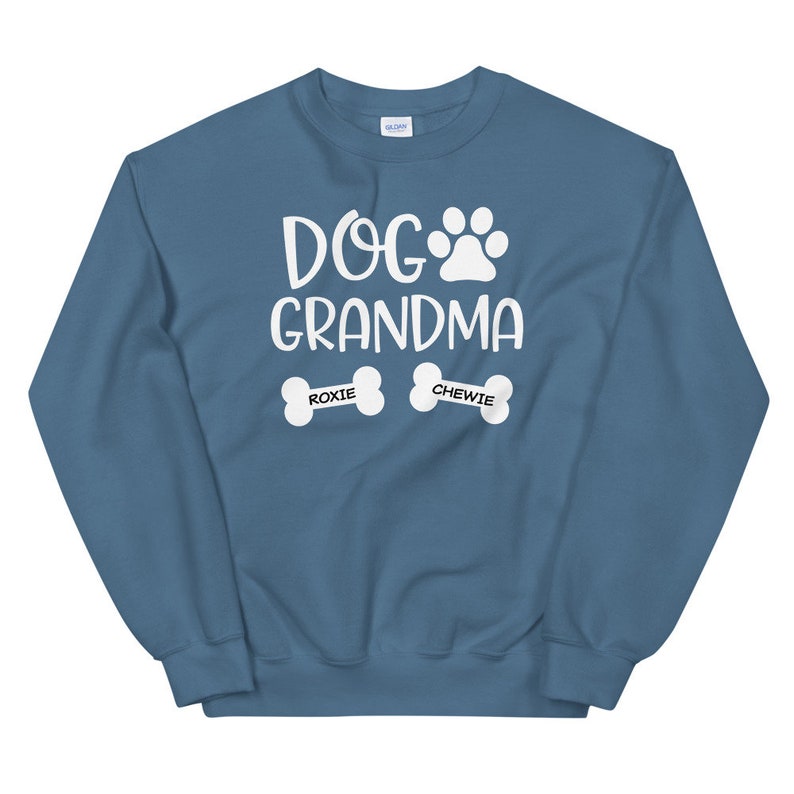 Dog Grandma Sweater/ Cute Personalized Dog Grandma Gift/ Etsy