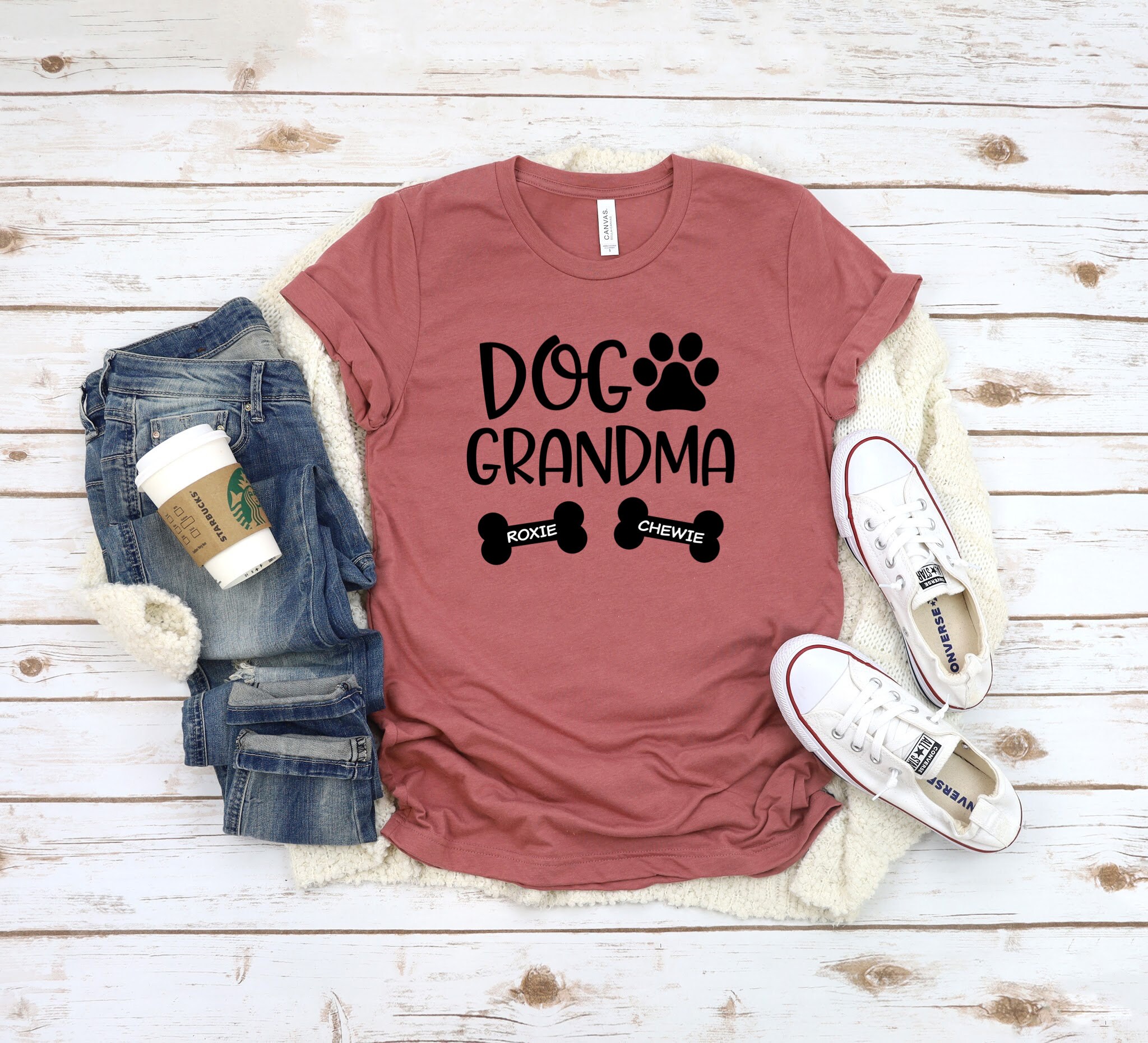 Dog Grandma Shirt/ Cute Fur Grandbabies Shirt/ Dog Grandma/ Etsy