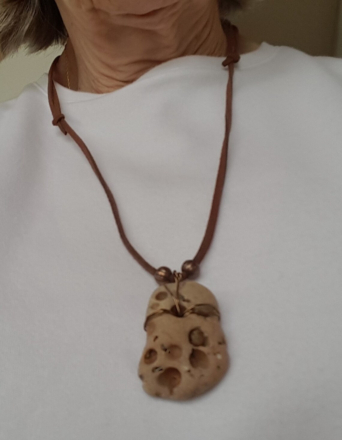 Hag stone necklace Clearance