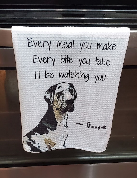 Personalized Kitchen Towels, Dog Mom, Pets, Dog, Australian Shepherd, Aussie, Pug, Labrador, Yorkie, Doodle, Great Dane, Retriver, Heeler