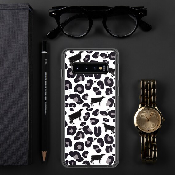 Dairy cow and leopard print Samsung Case
