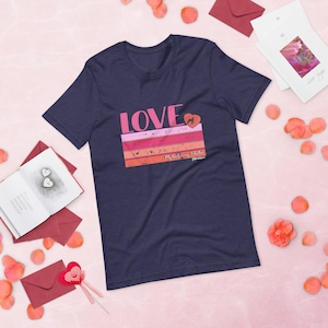 Liebe Schaf Unisex T-Shirt, valentines Shirt, zeigt Viehbestand, Lager Show, Lamm, Show-Mama, Show-Papa, Mutterschaf, Widder