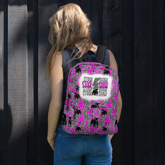 Stock show Backpack, show cattle, heifer, steer, showing livestock, show mom, show dad, gift, cow,