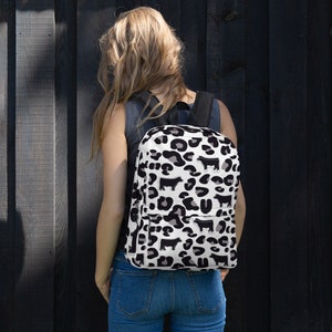 Steers and Leopard print Backpack, stock show, show steer, show cattle, livestock, show mom, gift, showing