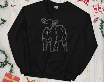 Vaca de Navidad, novilla, novillo, ganado de exhibición, madre de exhibición, padre de exhibición, mercado, comercial