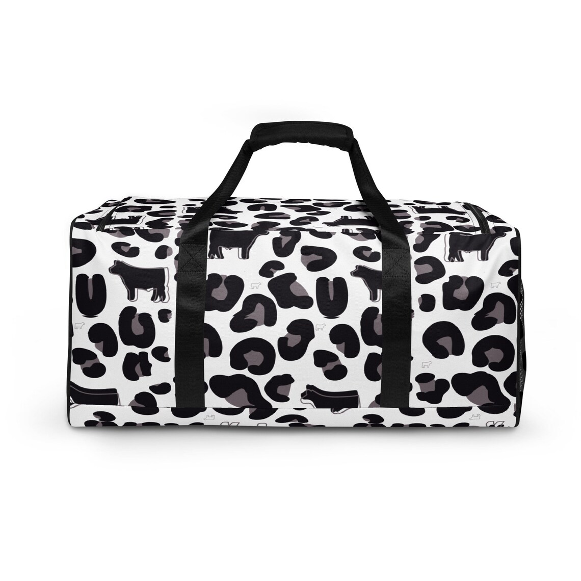 Steers and Leopard Print Duffle Bag Show Mom Stock Show Etsy